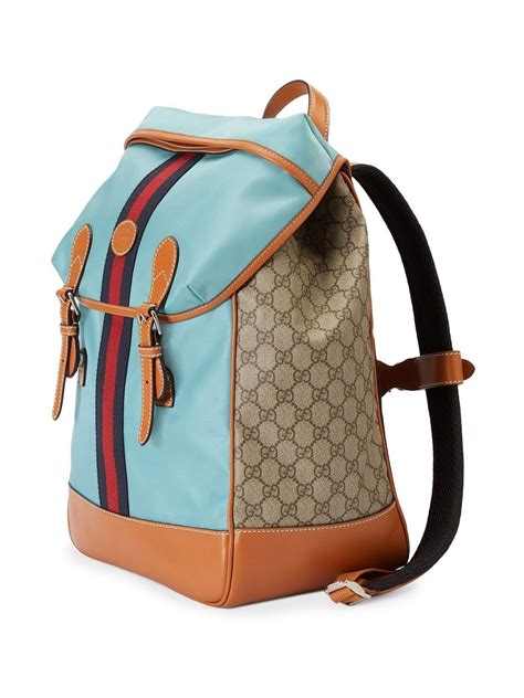 gucci stripe backpack